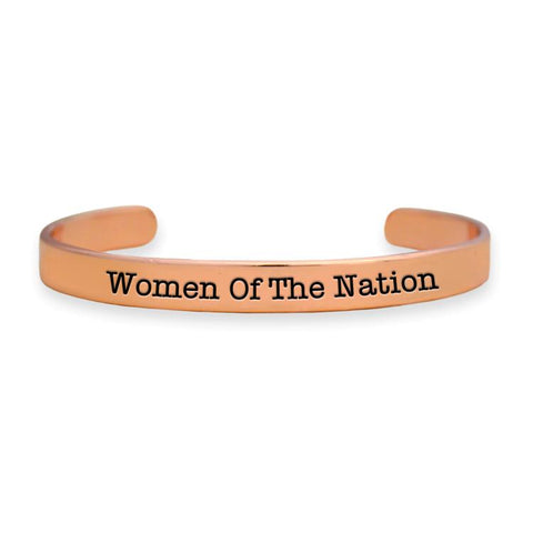 Women Of The Nation Rose Gold Cuff Bracelet