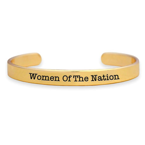 Women Of The Nation Gold Cuff Bracelet